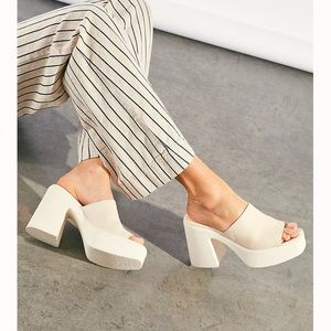 Free People Zoe Platform Chunky Heel 7